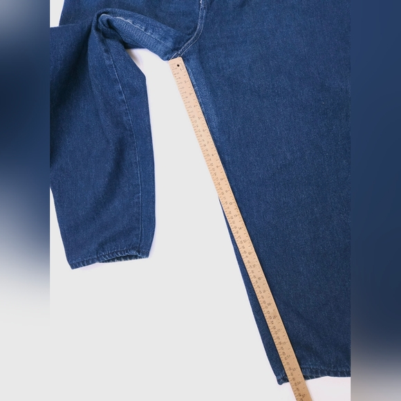 Gitano Vintage 80s Womens High Waisted Denim Jeans Size 38 Short Dark Wash - Picture 6 of 15